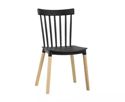 Стул Field пластик черный