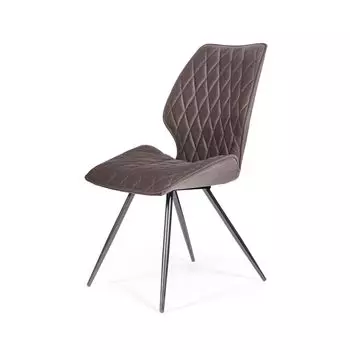 Стул Flash ромб, бархат антрацит 14