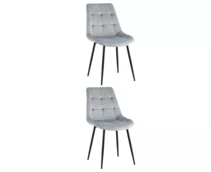 Стул Флекс New велюр пыльно-голубой 2шт.