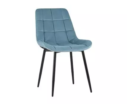 Стул Флекс велюр пыльно-голубой