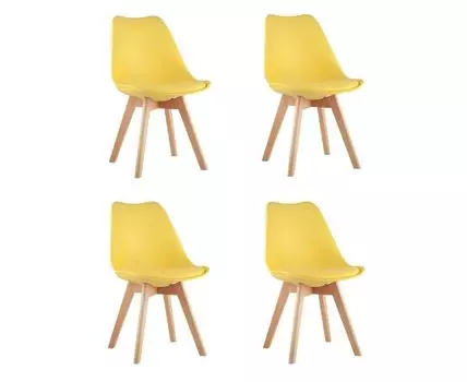 Стул FRANKFURT NEW желтый 4 шт