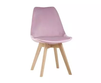Стул FRANKFURT велюр розовый