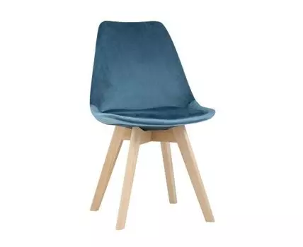 Стул FRANKFURT велюр синий