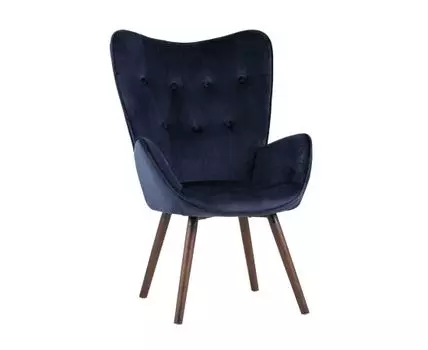 Стул Гранд велюр синий