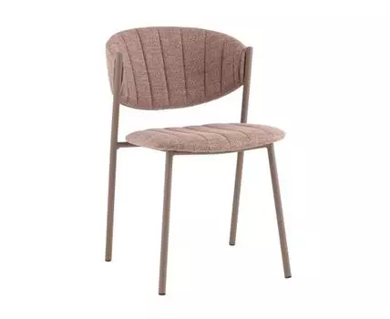 Стул Харпер ткань рогожка капучино каркас бежево-серый матовый