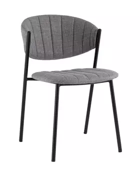 Стул Харпер ткань рогожка серый