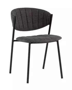 Стул Харпер ткань рогожка тёмно-серый