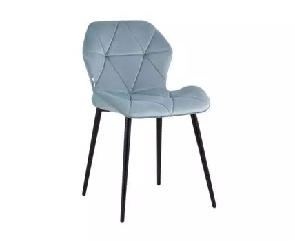 Стул Эдвин велюр пыльно-голубой