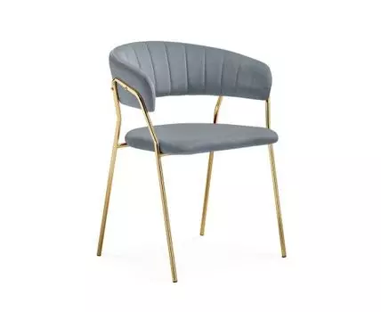 Стул Kamelia (серый, золотистый, 60)