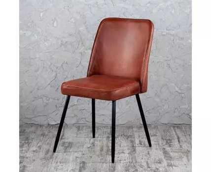 Стул "Классик" (92, Рыжий, Черный, 45)