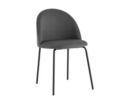 Стул Коди велюр тёмно-серый