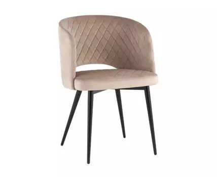 Стул-кресло Дарелл велюр бежевый