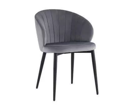 Стул Lastura велюр серый