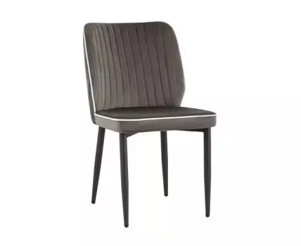 Стул Лоренс велюр антрацитовый