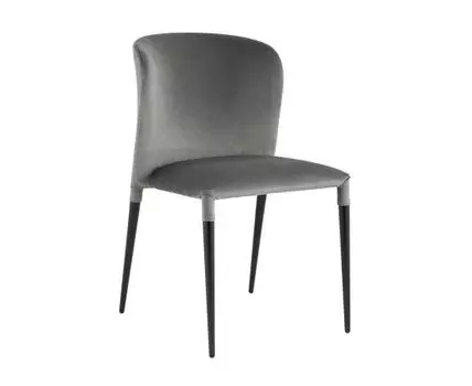 Стул Лори велюр серый