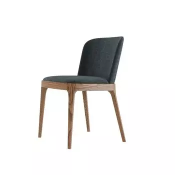 Стул Magda без стежек, рогожка черный