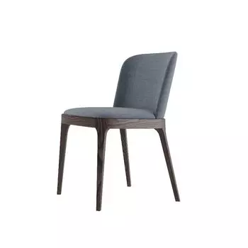 Стул Magda без стежек, рогожка синий