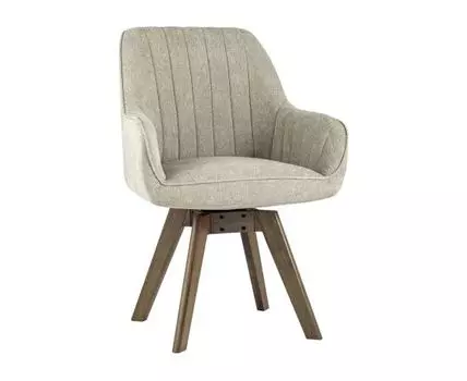 Стул Манс, 2 шт. (82, 62, Вращающиеся, Бежевый, 61)