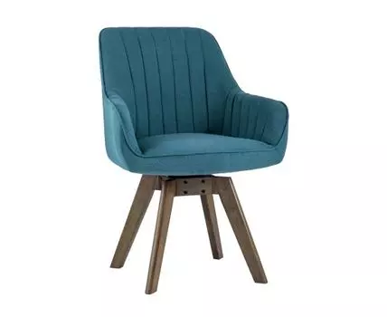 Стул Манс, 2 шт. (82, 62, Вращающиеся, Синий, 61)