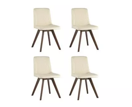 Стул MARTA PU бежевый 4 шт.