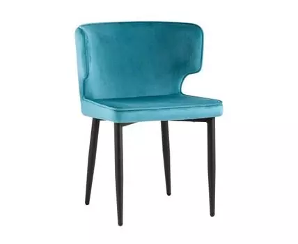 Стул Матео велюр темно-бирюзовый