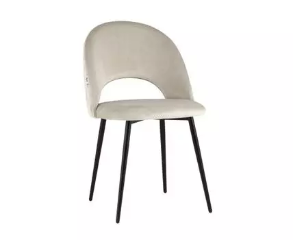 Стул Меган NEW велюр с ромбами бежевый