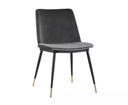 Стул Мелисса велюр темно-серый