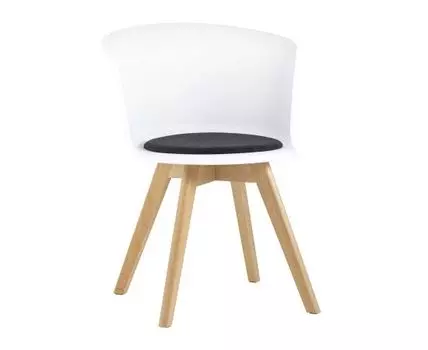 Стул Мун (75, 53, Дизайнерские, Белый, 56)