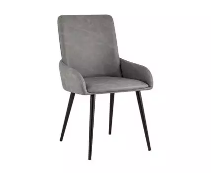 Стул Мюнхен искусственная замша серый