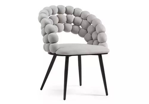 Стул на металлокаркасе Ball gray / black