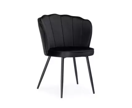 Стул на металлокаркасе Coral black