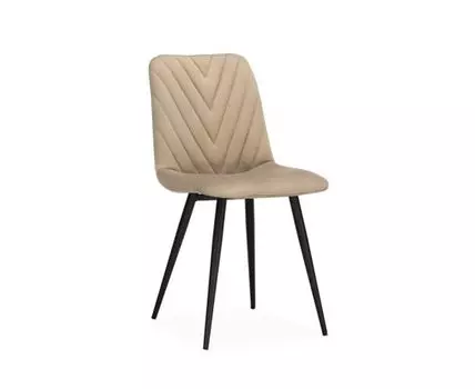 Стул на металлокаркасе Ральф бежевый / черный
