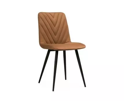 Стул на металлокаркасе Ральф кирпичный / черный