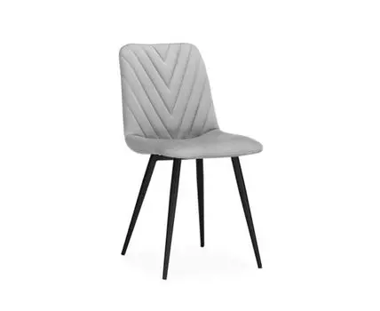 Стул на металлокаркасе Ральф светло-серый / черный