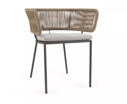 Стул Nadin (бежевый, коричневый, 55)