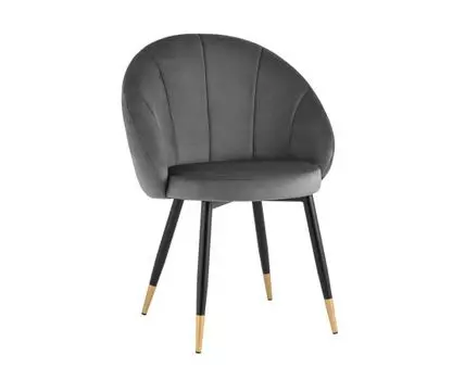 Стул Наоми велюр серый