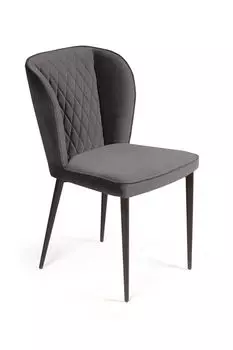 Стул Next, бархат антрацит 14