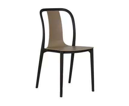 Стул обеденный ADAM (черный, бежевый, 44)