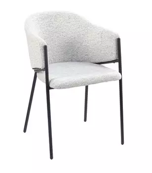 Стул обеденный Carmel бело-серый