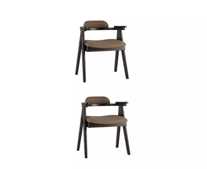 Стул обеденный OLAV кофейный 2 шт.