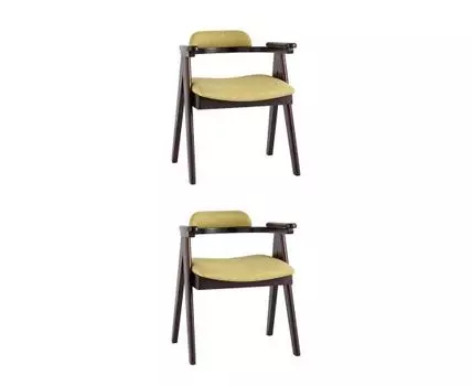 Стул обеденный OLAV оливковый 2 шт.