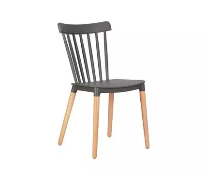 Стул обеденный THEO (серый, коричневый, 46)