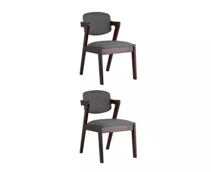 Стул обеденный VIVA темно-серый 2 шт.