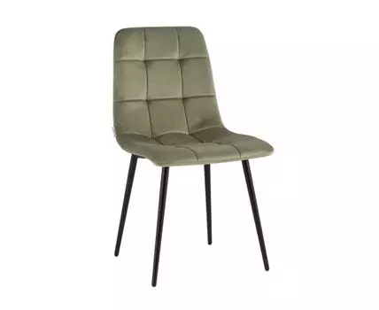 Стул Одди велюр пыльно-оливковый