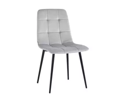 Стул Одди велюр светло-серый