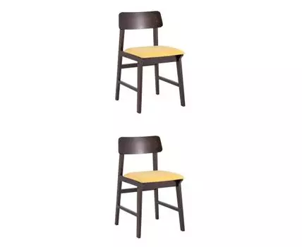 Стул ODEN NEW желтый 2 шт.