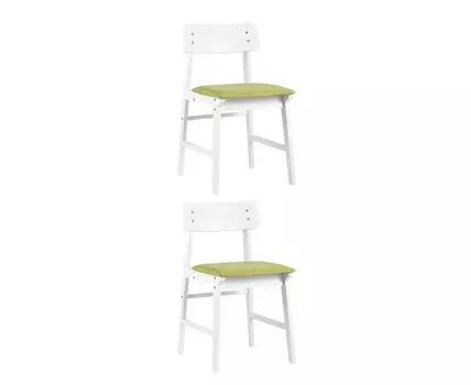 Стул ODEN WHITE оливковый 2 шт.