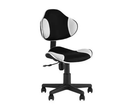 Стул офисный QZY черно-белый