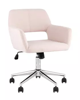 Стул офисный ROSS рогожка светло-розовый