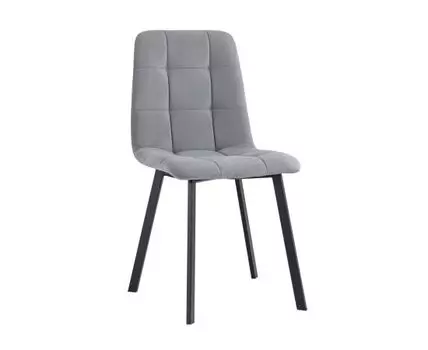 Стул Oliver Square велюр серый